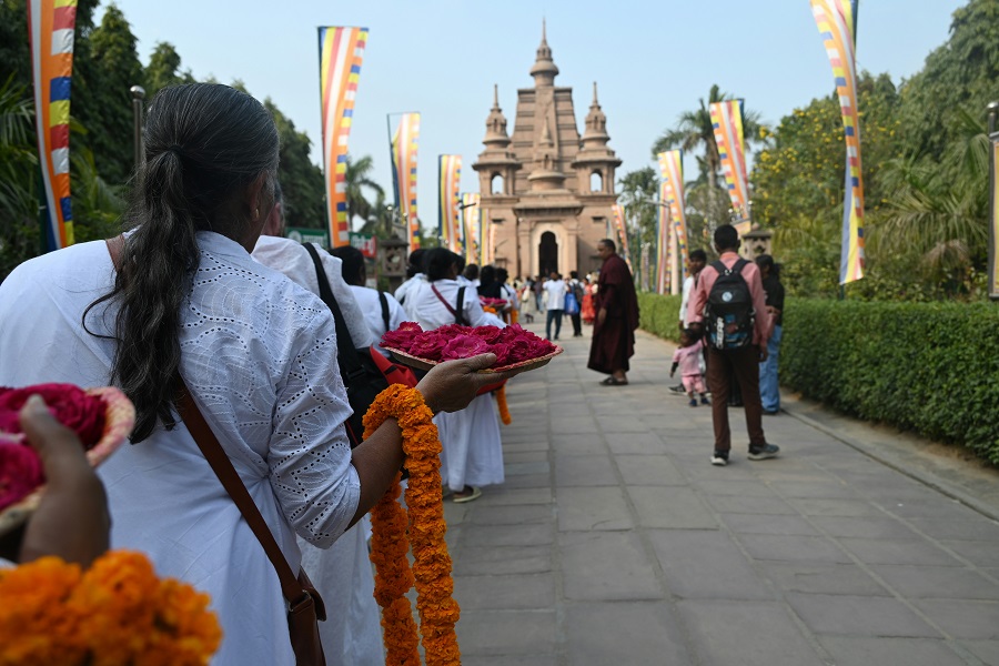 Tak Bat Alms Giving Ceremony