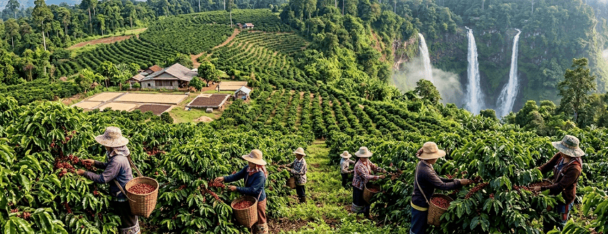 Bolaven Plateau Coffee Farms